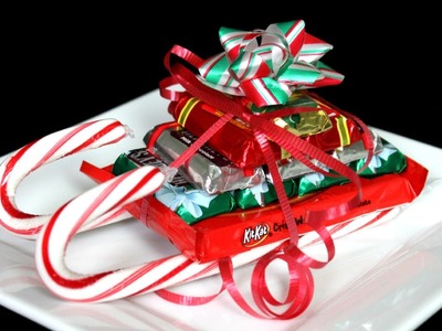CHRISTMAS CANDY CANE SLEIGH HOW TO