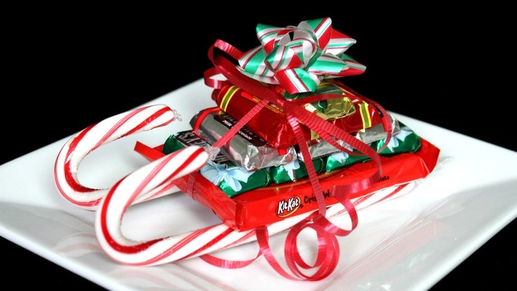 CHRISTMAS CANDY CANE SLEIGH HOW TO