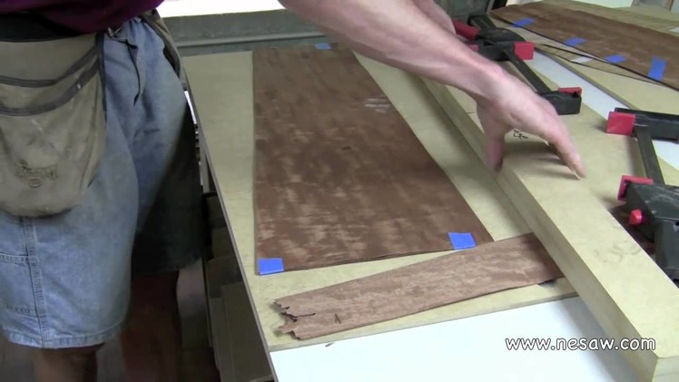 Creating a Bookmatched Veneer Panel - Part 2