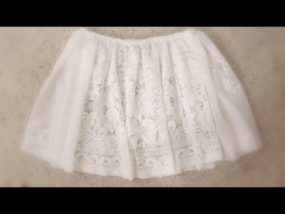 DIY- Curtain dress series part 4 of 4 "curtain skirt"