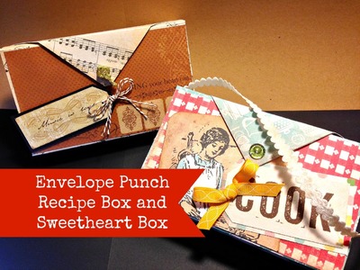 Envelope Punch Board Box for Valentines Day