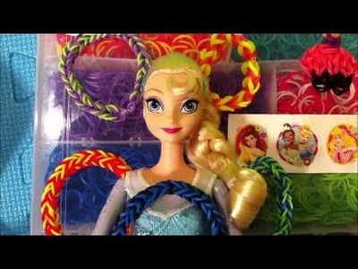 Frozen Elsa How to Make a Rainbow Loom Fishtail Bracelet
