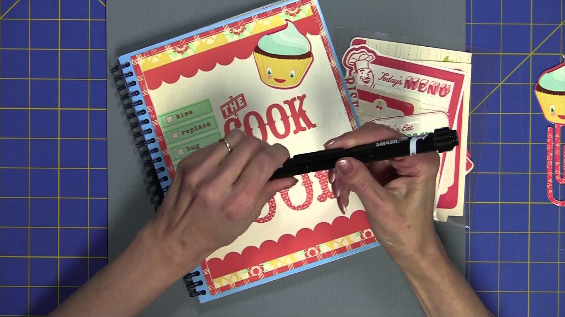 homemade smash book for food lovers part three making