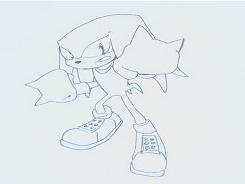 How To Draw Knuckles On Sonic The Hedgehog