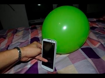 How to make a mobile phone case with colorful balloon homemade