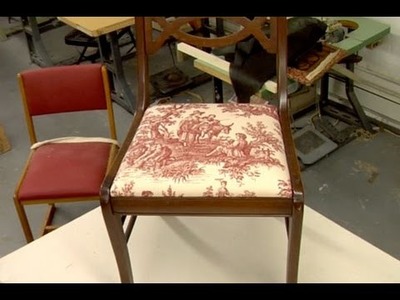 How to Reupholster a Dining Chair - This Old House