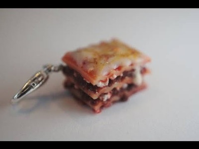 Lasagna Tutorial, Miniature Food Tutorial, Polymer Clay Tutorial