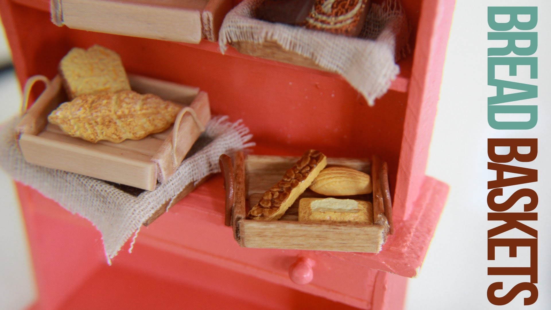 Bread Baskets - How To Make Miniature Wood Baskets