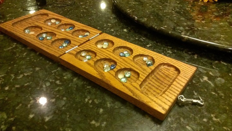 Building a Mancala Game Board Out of Wood