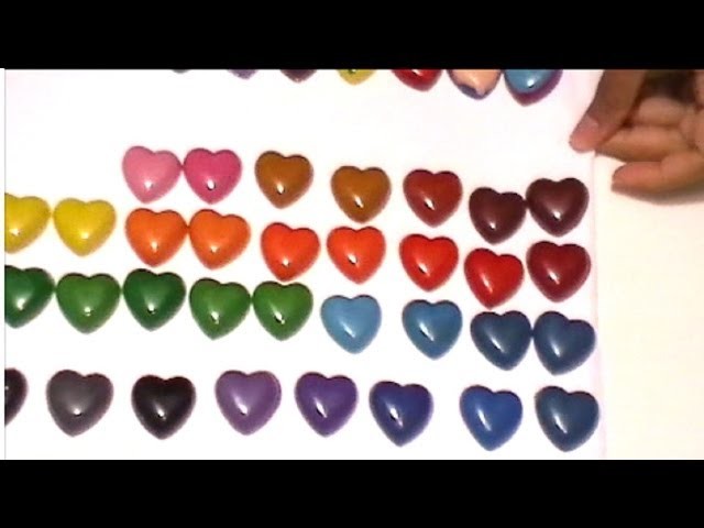 {DIY} Heart Crayons