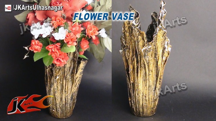 DIY Up-Drip Flower Vase from waste cloth | How to Make | JK Arts 491