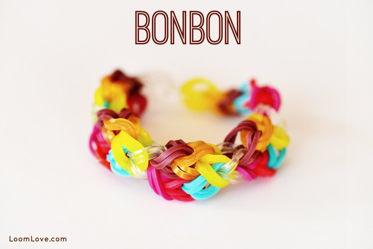 How to Make a Bonbon Rainbow Loom Bracelet