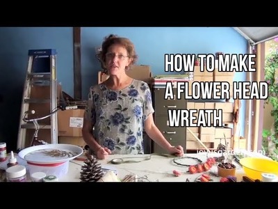 How To Make A Flower Head Wreath