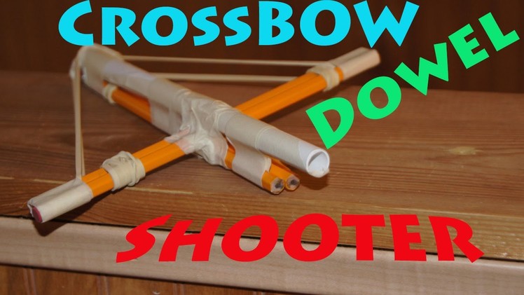 How to Make a Paper Crossbow Gun! - Rob's World
