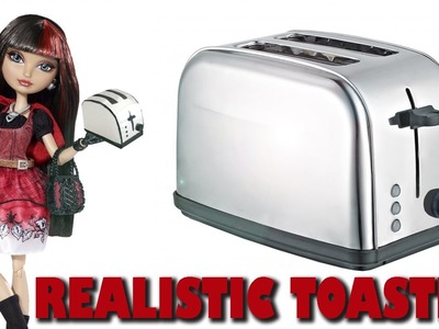 How to Make a Realistic Doll Toaster  - Easy Doll Crafts - SimpleKidsCrafts