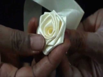 How to make a satin ribbon Rose
