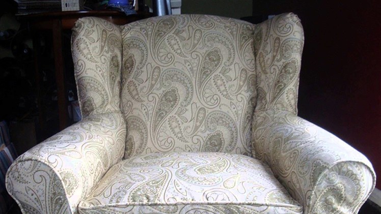 HOW TO : Make a Slipcover for a Wing-Backed Chair