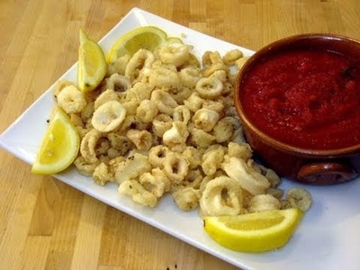 How to Make Crispy Fried Calamari Recipe by Laura Vitale Episode 48