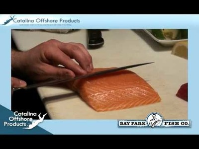 How to make Yellowfin Tuna and Salmon Sushi Sashimi