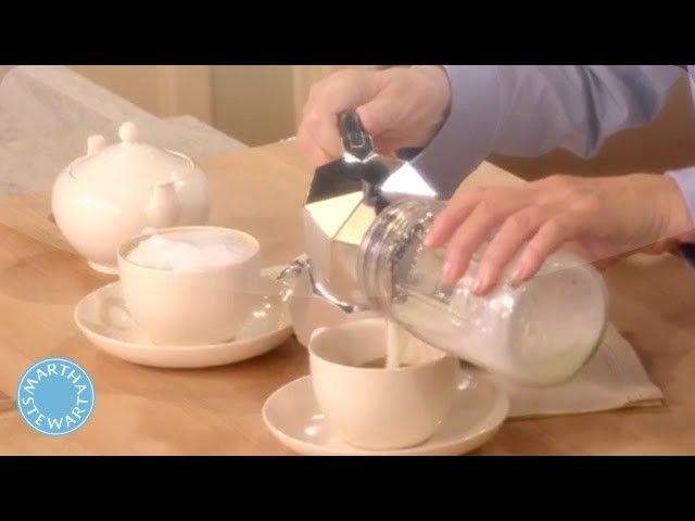 Martha Stewart's Perfect Homemade Latte - Martha Stewart