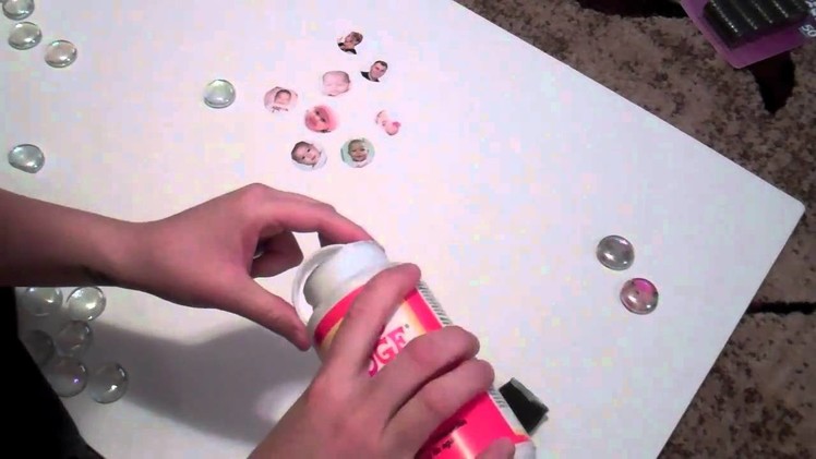 Mommy Blog - Glass Marble Magnets!!! 15 March 2011!