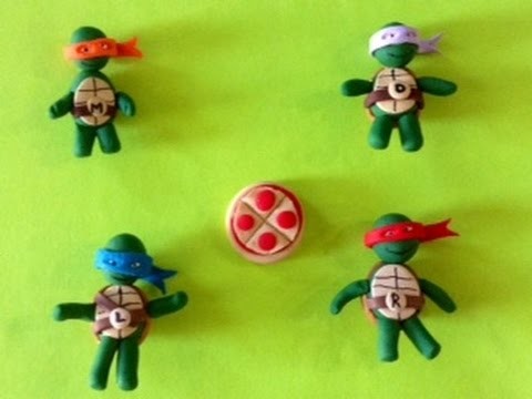 Ninja Turtle Toys (polymer clay)