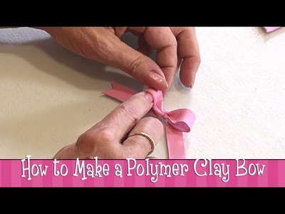 Polymer Clay Tutorial - How to Make a Bow