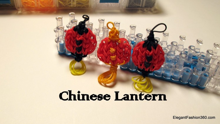 Rainbow Loom Chinese.Paper Lantern Charm - How to