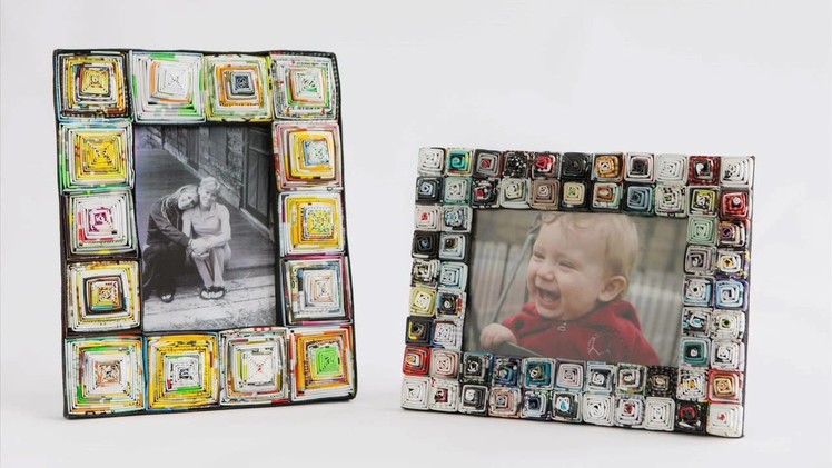 RECYCLED MAGAZINE PICTURE FRAME - www.uncommongoods.com