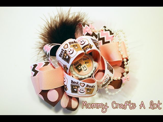 "Twisted Loops" hairbow tutorial (How to make hairbows) DIY