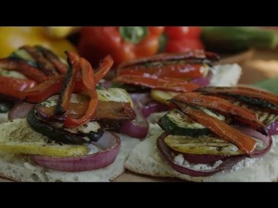 Veggie Sandwich Recipe - How to Make Grilled Veggie Sandwiches