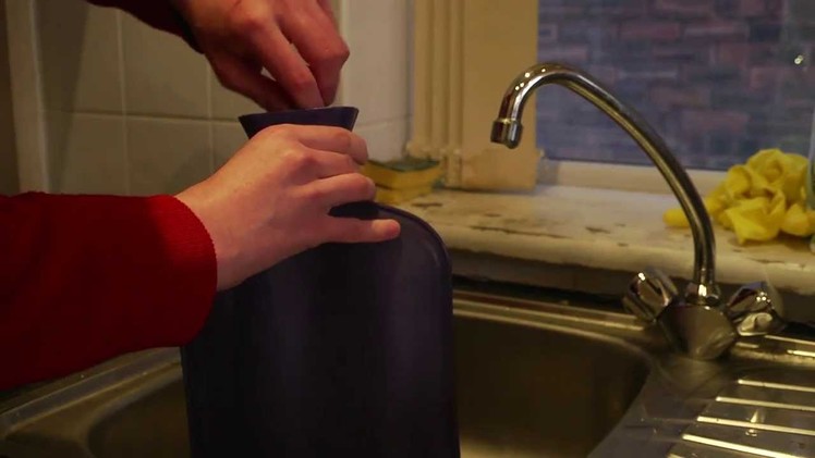 An Instructional Video on How to Fill a Hot Water Bottle Safely