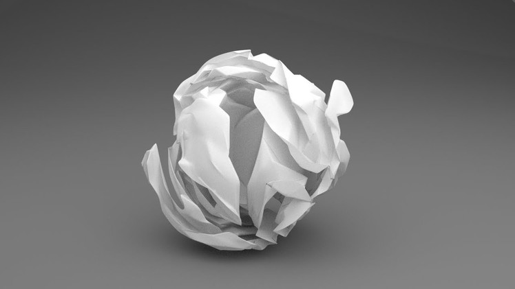 Blender Tutorial: Squished Ball of Paper (Part 2)