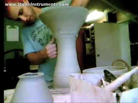 Building a Ceramic Triple-Drum with Fish-Skin Heads