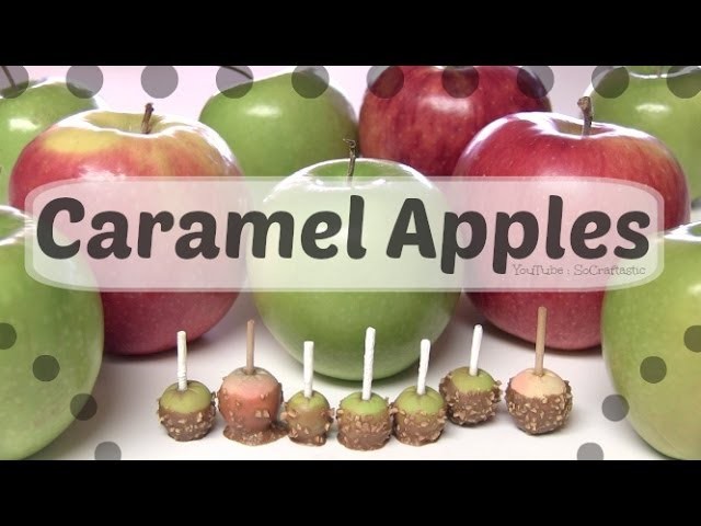 Caramel Apple Charm - How To - Polymer Clay Miniature