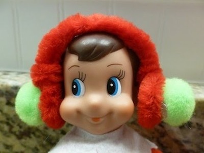 EASY HOW TO D.I.Y: Elf on the Shelf EARMUFFS FOR UR ELVES FOR THE NORTH POLE!