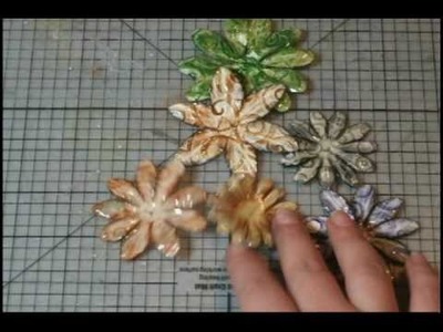 Embossing Your Paper Flowers