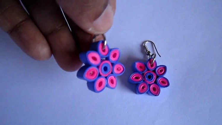 Handmade Paper Quilling Earrings 2