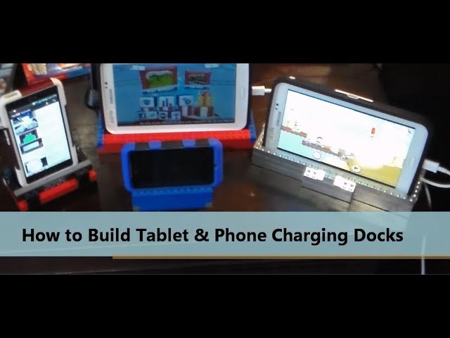 How to Build Lego Charging Docks for Phones Tablets review