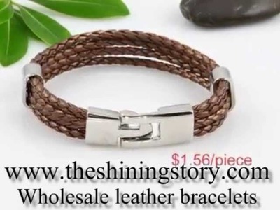 How to buy wholesale leather bracelets cheap online