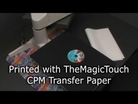 How to decorate a CD.DVD with TheMagicTouch® CPM Transfer Paper