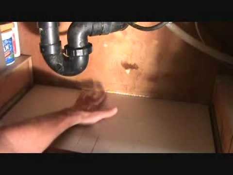 How to fix a leak under a kitchen sink. Part 2