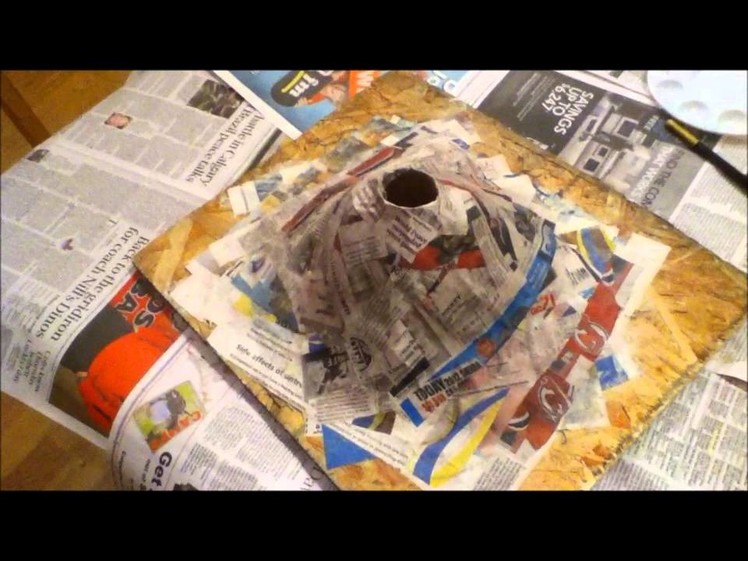How To Make A Paper Mache Volcano