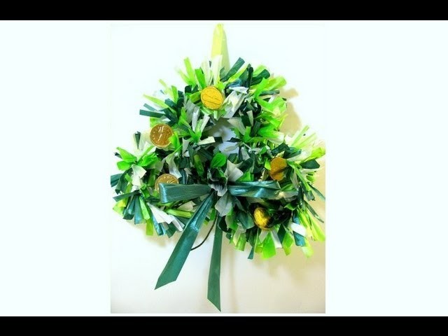 How To Make A Shamrock Wreath - St. Patrick's Day Decoration