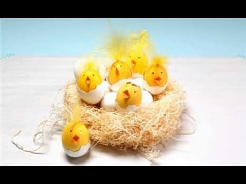 How to Make Chick Easter Eggs