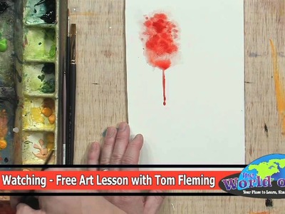How to use Bleeding and Dripping Techniques in Watercolor