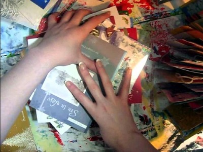 Make an Art Journal By Recycling Greetings Cards: Tutorial Part I