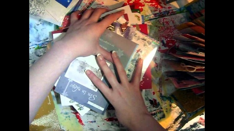 Make an Art Journal By Recycling Greetings Cards: Tutorial Part I