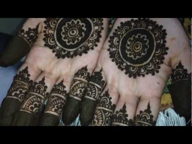 Moroccan Inspired Bridal Henna Design