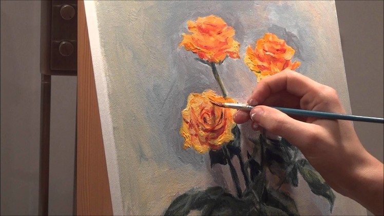 Roses - Acrylic Painting